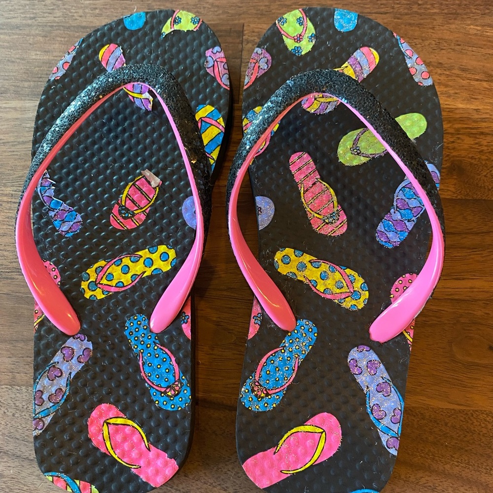 Girls summer flip flops